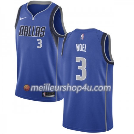 Maillot Basket Homme Dallas Mavericks Nerlens Noel 3 Nike 2017-18 Royal Swingman
